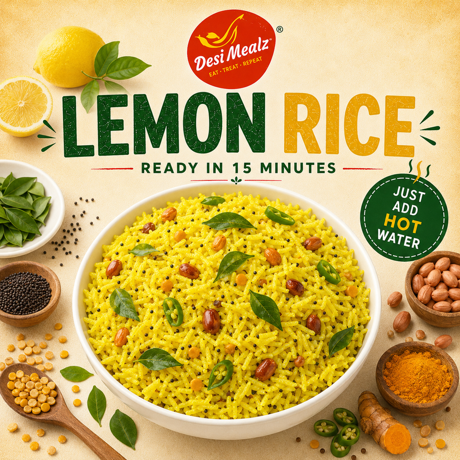 Jain Lemon Rice - Cuppa