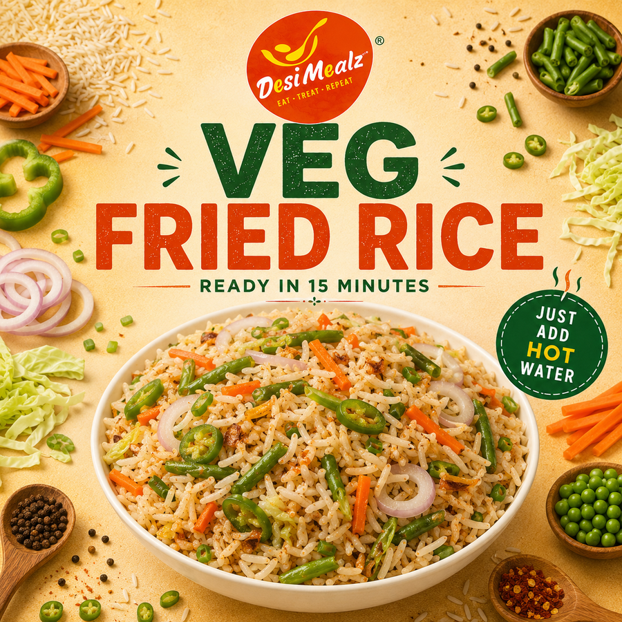 Veg Fried Rice - Cuppa