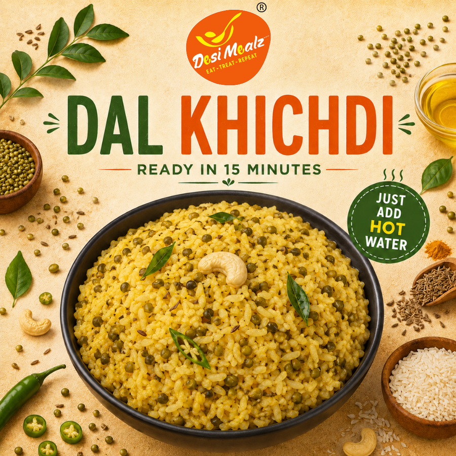 Jain Dal Khichdi / Pongal - Cuppa