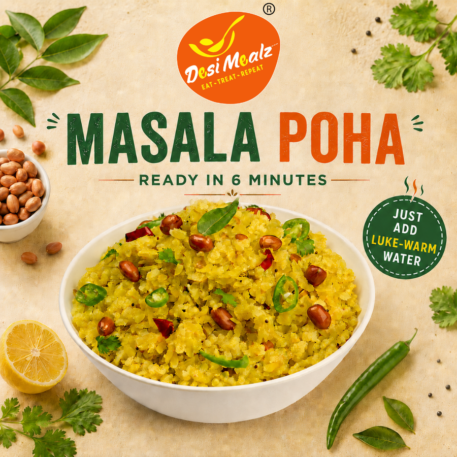 Jain Masala Poha - Cuppa